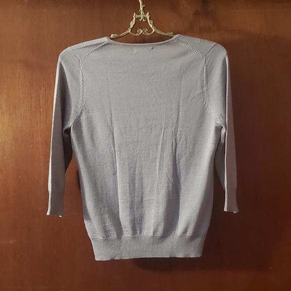 Comme Ca Ism argyle v-neck sweater - Picture 4 of 6